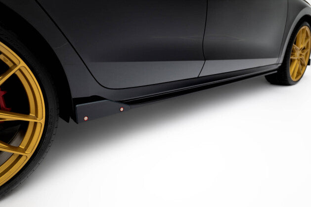 Seitenschweller Ansatz (Paar) V.2 + Flaps passend für Skoda Octavia RS Liftback / Combi Mk4 FL