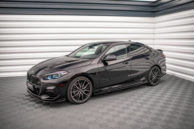 Seitenschweller Ansatz (Paar) V.2 passend für BMW 2 Gran Coupe M-Paket / M235i F44 schwarz Hochglanz