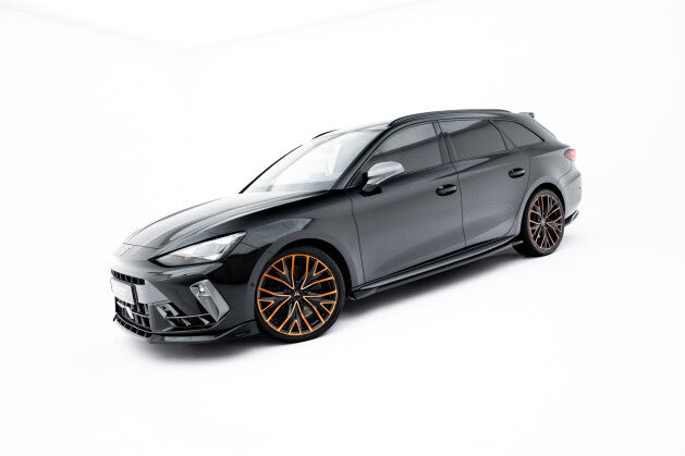 Seitenschweller Ansatz (Paar) V.2 passend für CUPRA Leon ST / Hatchback Aero Mk1 / Mk1 FL schwarz Hochglanz