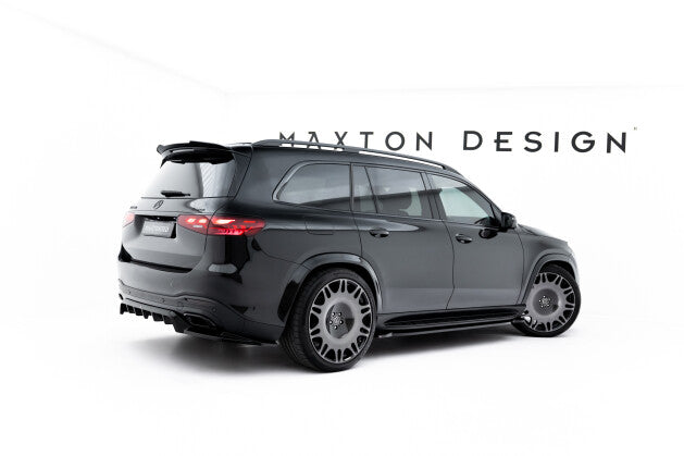 Seitenschweller Ansatz (Paar) V.2 passend für Mercedes GLS AMG-Line X167 schwarz Hochglanz
