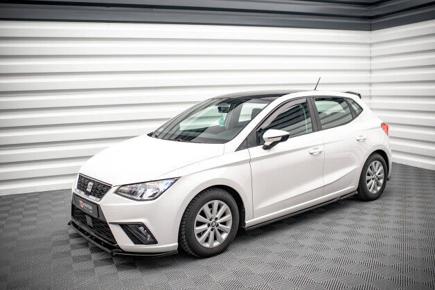 Seitenschweller Ansatz (Paar) V.2 passend für Seat Ibiza FR/ Standard Mk5 schwarz Hochglanz