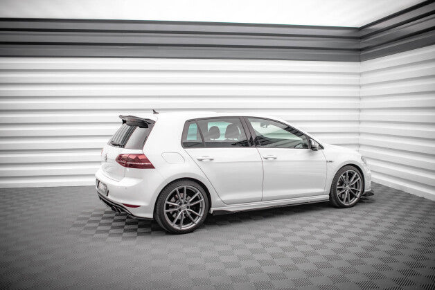 Seitenschweller Ansatz (Paar) V.2 passend für VW Golf R / R-Line Mk7 schwarz Hochglanz