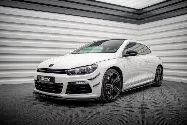 Seitenschweller Ansatz (Paar) V.2 passend für VW Scirocco R Mk3 schwarz Hochglanz