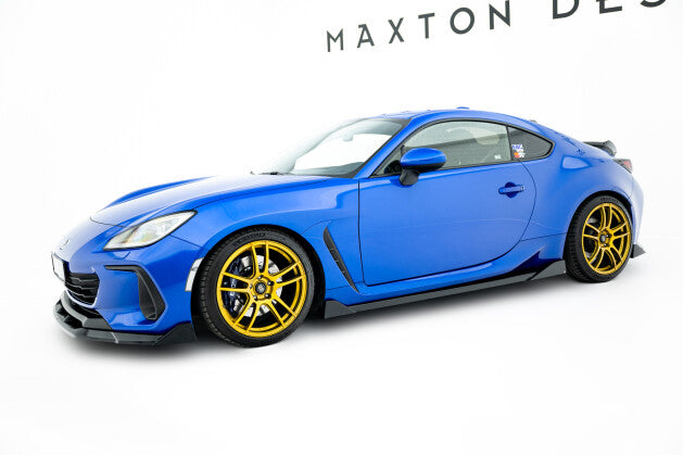Seitenschweller Ansatz (Paar) V.3 passend für Subaru BRZ Mk2 schwarz Hochglanz
