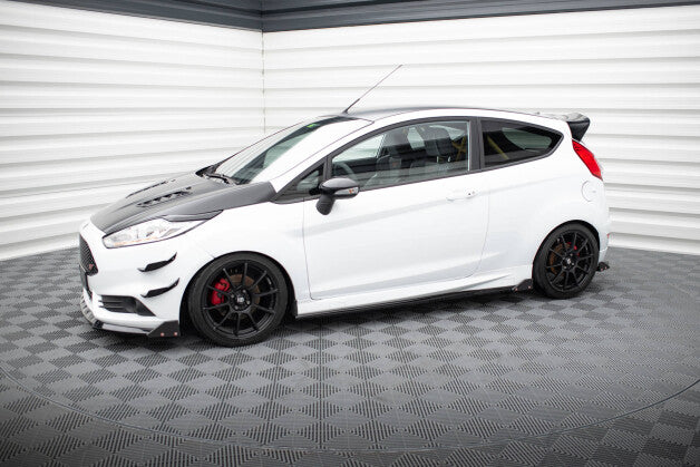 Seitenschweller Ansatz (Paar) V.4 + Flaps passend für Ford Fiesta ST / ST-Line Mk7
