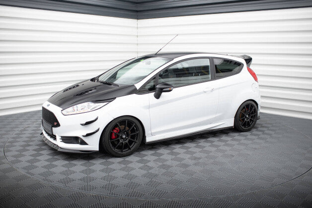 Seitenschweller Ansatz (Paar) V.4 passend für Ford Fiesta ST / ST-Line Mk7 schwarz Hochglanz