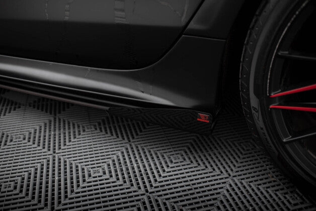 Seitenschweller Flaps passend für Audi A7 S-Line C7 Flaps Hochglanz