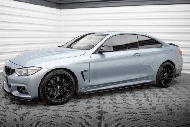 Seitenschweller Flaps passend für BMW 4er Coupe M-Paket F32 FLAPS HOCHGLANZ