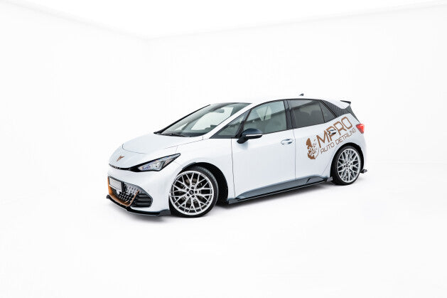 Seitenschweller Flaps passend für CUPRA Born Mk1 schwarz Hochglanz