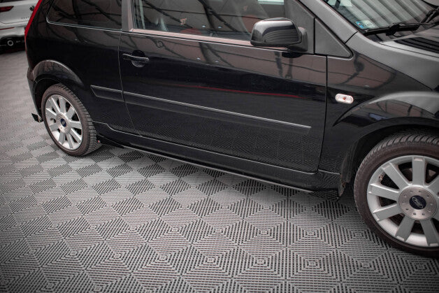 Seitenschweller Flaps passend für Ford Fiesta ST Mk6 schwarz Hochglanz