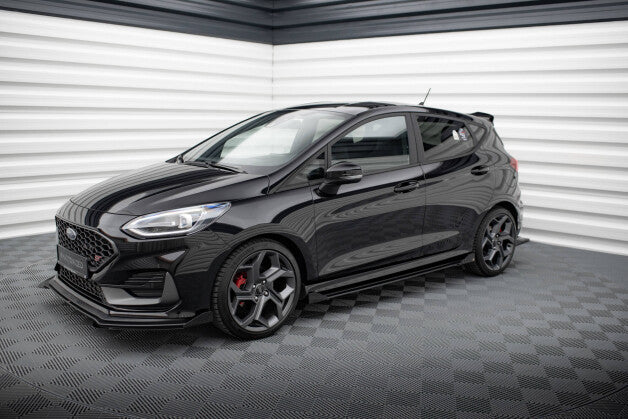 Seitenschweller Flaps passend für Ford Fiesta ST / ST-Line Mk8 schwarz Hochglanz