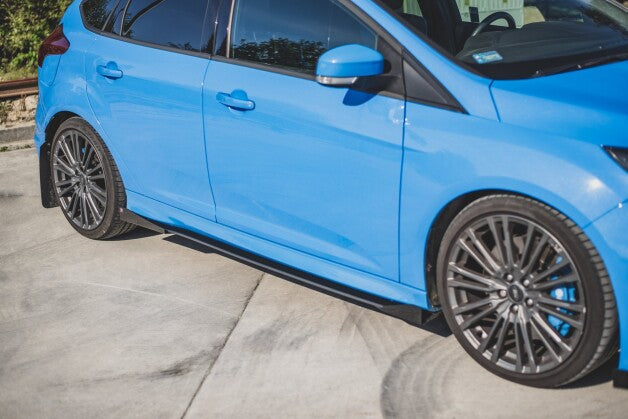 Seitenschweller Flaps passend für Ford Focus RS Mk3 schwarz Hochglanz
