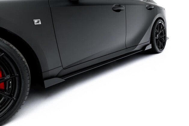 Seitenschweller Flaps passend für Lexus IS 500 Mk3 Facelift 2 (XE30) schwarz Hochglanz