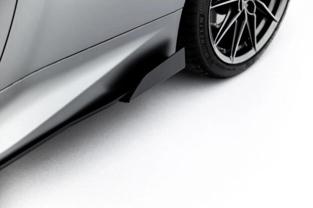 Seitenschweller Flaps passend für Toyota GR Yaris Mk4 Facelift schwarz Hochglanz