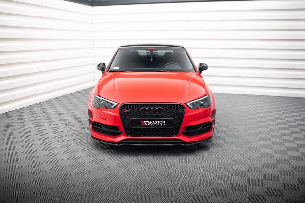Stoßstangen Flaps Wings vorne Canards passend für Audi S3 / A3 S-Line 8V Limousine / Cabrio