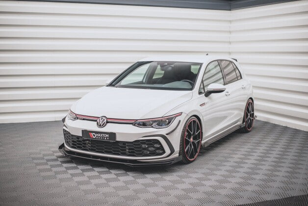 Stoßstangen Flaps Wings vorne Canards passend für VW Golf GTI Mk8