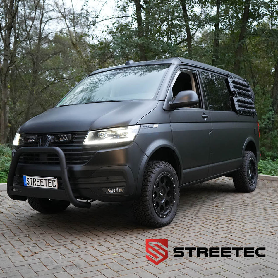 STREETEC 'offroad & camping' Luftdämpferkit - VW T5 / T6 / T6.1 Schellenbefestigung